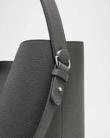 Giorgio Armani Large Grain Leather Hobo Bag | Thumbnail 7 Giorgio Armani Large Grain Leather Hobo Bag | Thumbnail 7