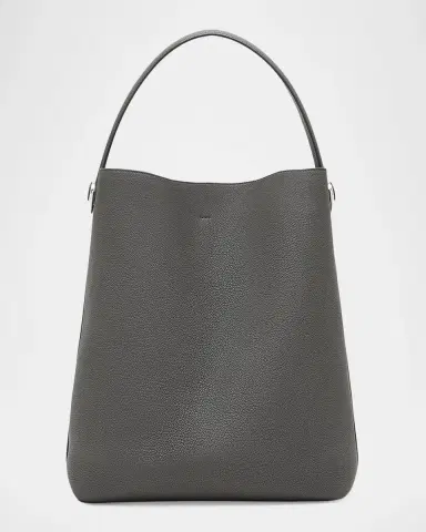 Giorgio Armani Large Grain Leather Hobo Bag | Thumbnail 8 Giorgio Armani Large Grain Leather Hobo Bag | Thumbnail 8