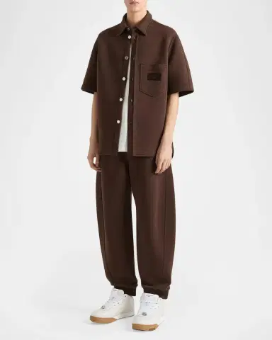 Givenchy Men's Pocket-Label Cotton Short-Sleeve Shirt | Thumbnail 2 Givenchy Men's Pocket-Label Cotton Short-Sleeve Shirt | Thumbnail 2