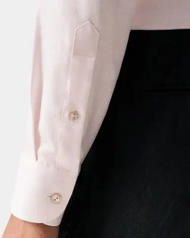 Eton Men's Cotton and Linen Solid Sport Shirt | Thumbnail 7 Eton Men's Cotton and Linen Solid Sport Shirt | Thumbnail 7