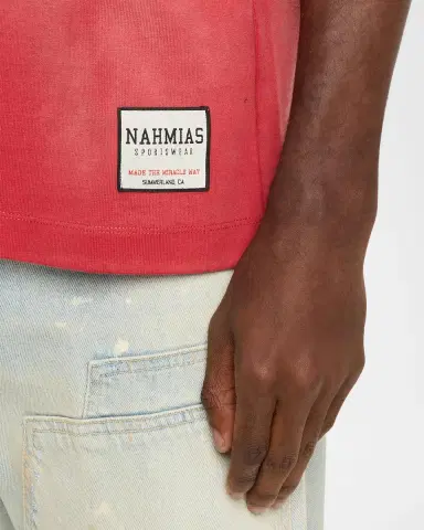 Nahmias Men's Campus Cotton Jersey T-Shirt | Thumbnail 5 Nahmias Men's Campus Cotton Jersey T-Shirt | Thumbnail 5