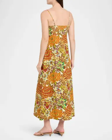 ALÉMAIS Lana Square-Neck Day Dress | Thumbnail 3 ALÉMAIS Lana Square-Neck Day Dress | Thumbnail 3