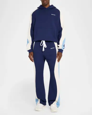 Nahmias Men's Ollie Colorblocked Cotton Hoodie | Thumbnail 2 Nahmias Men's Ollie Colorblocked Cotton Hoodie | Thumbnail 2