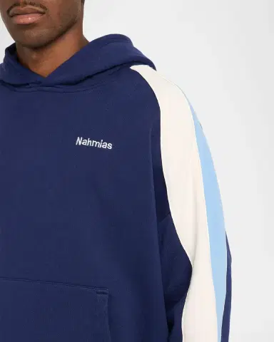 Nahmias Men's Ollie Colorblocked Cotton Hoodie | Thumbnail 5 Nahmias Men's Ollie Colorblocked Cotton Hoodie | Thumbnail 5