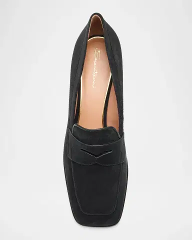 Santoni Carla 65MM Suede Pumps | Thumbnail 5 Santoni Carla 65MM Suede Pumps | Thumbnail 5