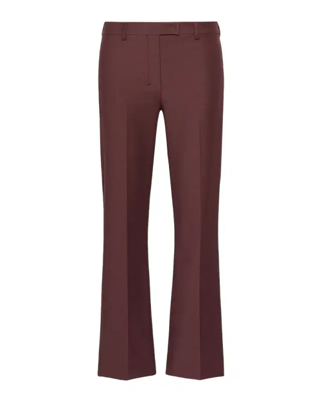 Umanita Cropped Stretch Cotton Trousers Umanita Cropped Stretch Cotton Trousers