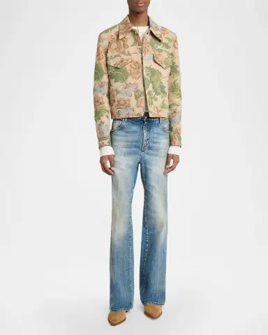 AMIRI Men's Floral Tapestry Blouson | Thumbnail 2 AMIRI Men's Floral Tapestry Blouson | Thumbnail 2