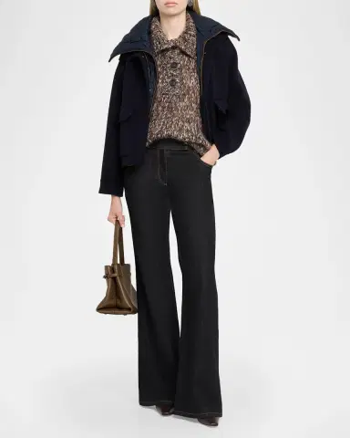 Brunello Cucinelli Couture Wool Coat with Detachable Padding | Thumbnail 2 Brunello Cucinelli Couture Wool Coat with Detachable Padding | Thumbnail 2