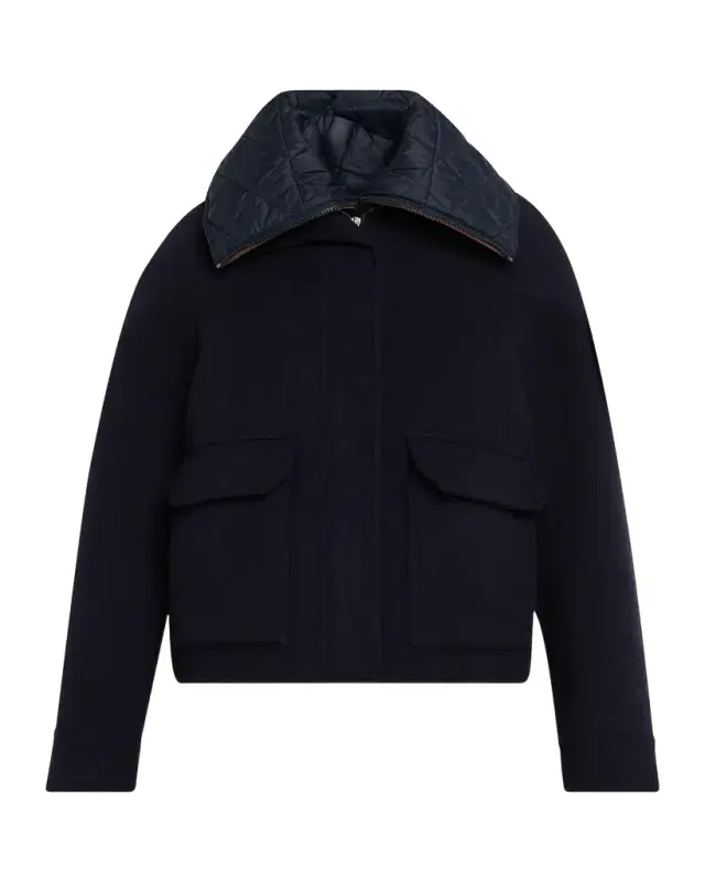 Couture Wool Coat with Detachable Padding Couture Wool Coat with Detachable Padding