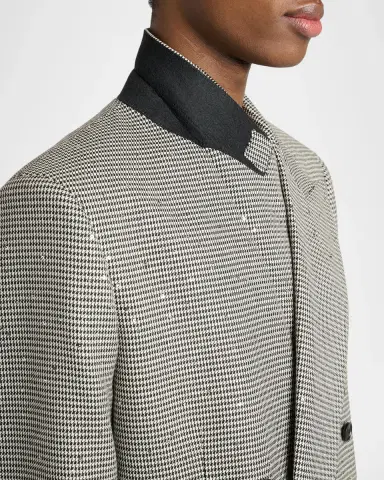 Amiri Men's Houndstooth Double-Breasted Peak Lapel Blazer | Thumbnail 7 Amiri Men's Houndstooth Double-Breasted Peak Lapel Blazer | Thumbnail 7