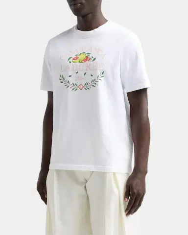 Casablanca Men's X Ladurée Classic T-Shirt | Thumbnail 4 Casablanca Men's X Ladurée Classic T-Shirt | Thumbnail 4