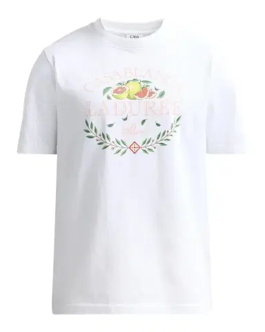 Casablanca Men's X Ladurée Classic T-Shirt | Thumbnail 1 Casablanca Men's X Ladurée Classic T-Shirt | Thumbnail 1