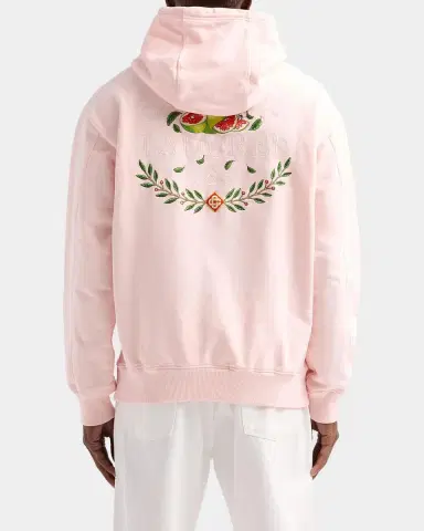 Casablanca Men's x Ladurée Embroidered Logo Hoodie | Thumbnail 3 Casablanca Men's x Ladurée Embroidered Logo Hoodie | Thumbnail 3