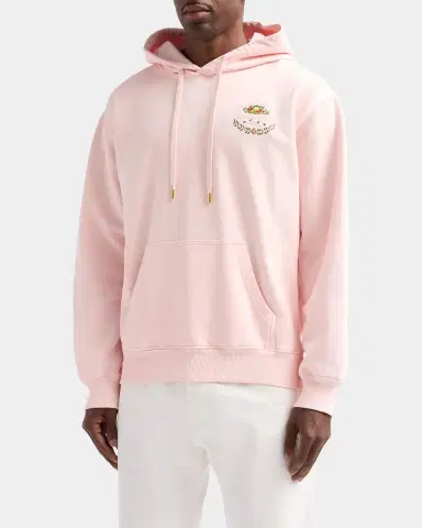 Casablanca Men's x Ladurée Embroidered Logo Hoodie | Thumbnail 4 Casablanca Men's x Ladurée Embroidered Logo Hoodie | Thumbnail 4