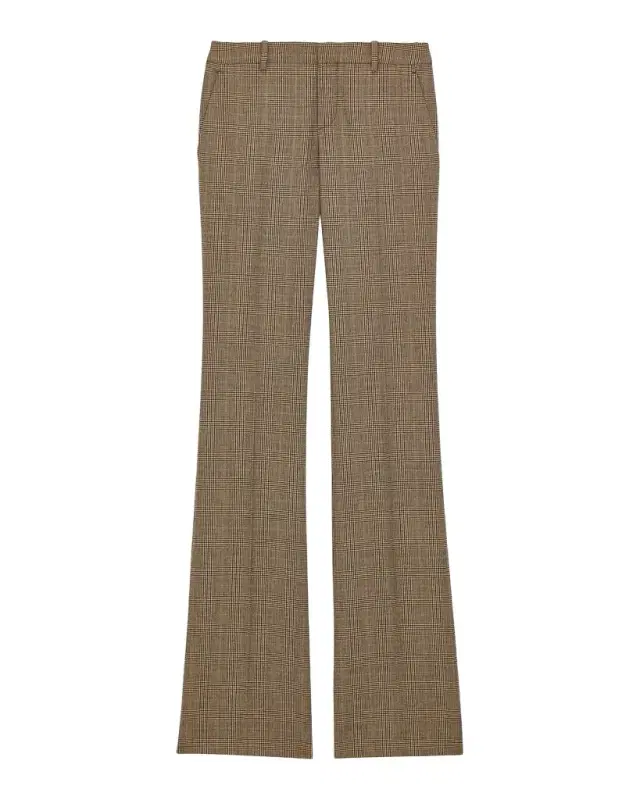 Prince of Wales Flared Pants Prince of Wales Flared Pants
