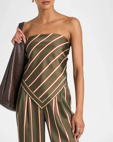 SEROYA Hark Satin Scarf Top | Thumbnail 6 SEROYA Hark Satin Scarf Top | Thumbnail 6
