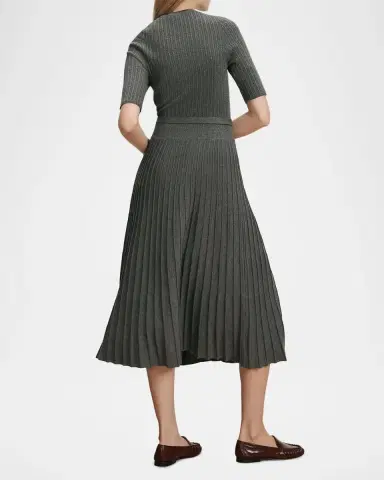 Veronica Beard Elthea Belted Midi Knit Dress | Thumbnail 3 Veronica Beard Elthea Belted Midi Knit Dress | Thumbnail 3