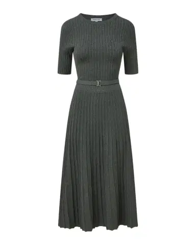 Veronica Beard Elthea Belted Midi Knit Dress | Thumbnail 1 Veronica Beard Elthea Belted Midi Knit Dress | Thumbnail 1