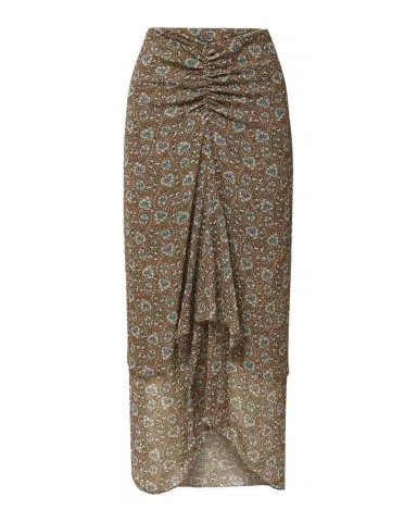 Veronica Beard Limani Floral Midi Skirt | Thumbnail 1 Veronica Beard Limani Floral Midi Skirt | Thumbnail 1