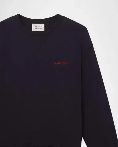 Frame x Sotheby's Cotton Crewneck Sweatshirt | Thumbnail 2 Frame x Sotheby's Cotton Crewneck Sweatshirt | Thumbnail 2