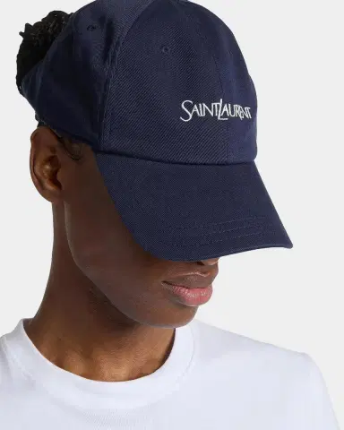 Saint Laurent Cotton Gabardine Baseball cap | Thumbnail 2 Saint Laurent Cotton Gabardine Baseball cap | Thumbnail 2