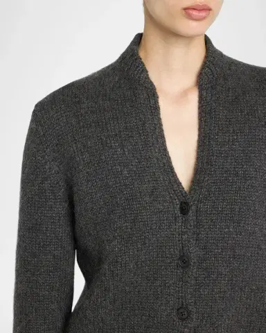 The Row Poynta Cashmere V-Neck Cardigan | Thumbnail 5 The Row Poynta Cashmere V-Neck Cardigan | Thumbnail 5