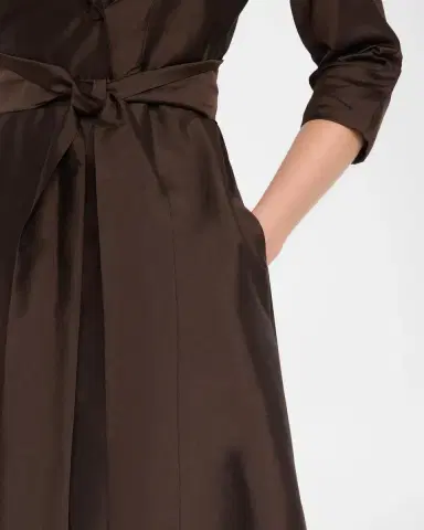 Rickie Freeman for Teri Jon Taffeta Shirtwaist Gown | Thumbnail 5 Rickie Freeman for Teri Jon Taffeta Shirtwaist Gown | Thumbnail 5