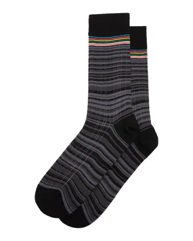 Paul Smith Men's Maury Signature Stripe Mid-Calf Socks | Thumbnail 3 Paul Smith Men's Maury Signature Stripe Mid-Calf Socks | Thumbnail 3