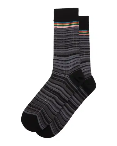 Paul Smith Men's Maury Signature Stripe Mid-Calf Socks | Thumbnail 1 Paul Smith Men's Maury Signature Stripe Mid-Calf Socks | Thumbnail 1