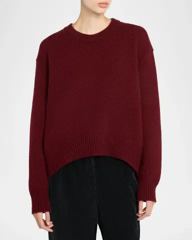 The Row Parth Cashmere Oversized Crewneck Sweater | Thumbnail 4 The Row Parth Cashmere Oversized Crewneck Sweater | Thumbnail 4