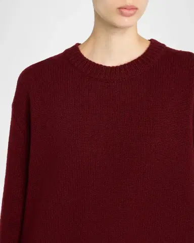 The Row Parth Cashmere Oversized Crewneck Sweater | Thumbnail 5 The Row Parth Cashmere Oversized Crewneck Sweater | Thumbnail 5