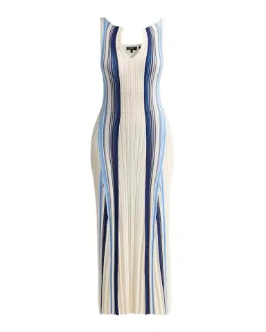 Theory Textured Stripe Midi Dress | Thumbnail 1 Theory Textured Stripe Midi Dress | Thumbnail 1