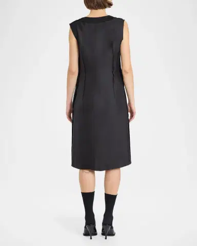 Maison Margiela Sleeveless Silk Midi Dress | Thumbnail 3 Maison Margiela Sleeveless Silk Midi Dress | Thumbnail 3