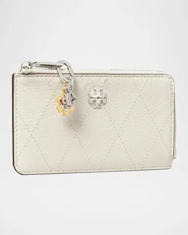 Tory Burch Charlie Quilted Leather Card Case | Thumbnail 3 Tory Burch Charlie Quilted Leather Card Case | Thumbnail 3
