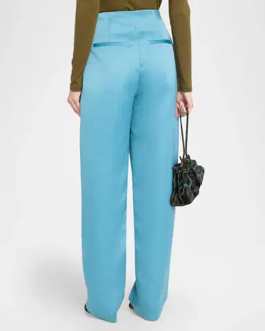Ulla Johnson Edlyn Satin Wide-Leg Pants | Thumbnail 3 Ulla Johnson Edlyn Satin Wide-Leg Pants | Thumbnail 3