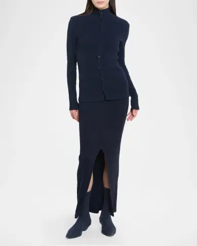 Issey Miyake Rill Plisse Jersey Turtleneck Cardigan | Thumbnail 2 Issey Miyake Rill Plisse Jersey Turtleneck Cardigan | Thumbnail 2