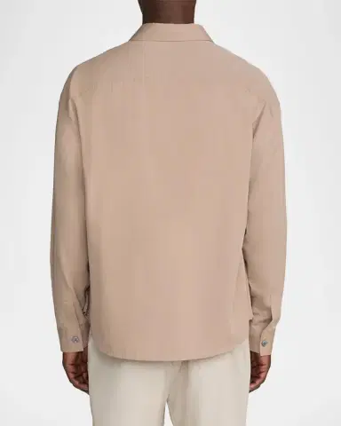 Frame Men's Cotton-Lyocell Button-Down Shirt | Thumbnail 3 Frame Men's Cotton-Lyocell Button-Down Shirt | Thumbnail 3