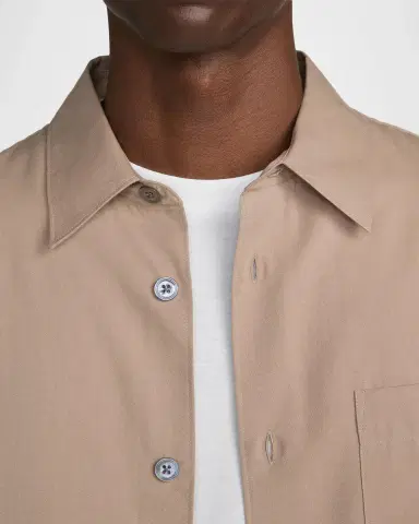 Frame Men's Cotton-Lyocell Button-Down Shirt | Thumbnail 5 Frame Men's Cotton-Lyocell Button-Down Shirt | Thumbnail 5