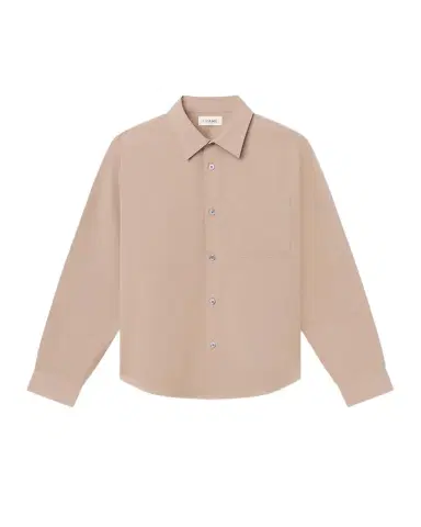 Frame Men's Cotton-Lyocell Button-Down Shirt | Thumbnail 1 Frame Men's Cotton-Lyocell Button-Down Shirt | Thumbnail 1