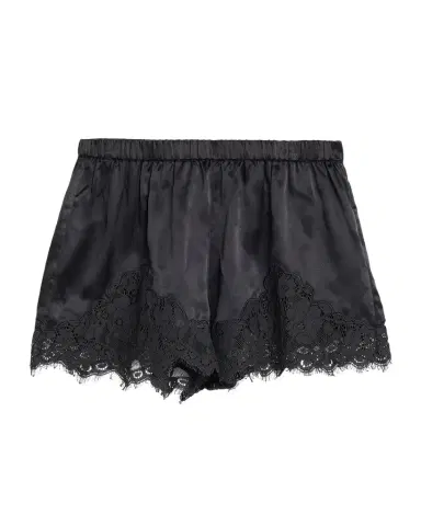 RE/DONE Jennie Lace-Trim Satin Shorts | Thumbnail 1 RE/DONE Jennie Lace-Trim Satin Shorts | Thumbnail 1
