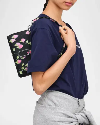 Marc Jacobs The Pochette Snapshot Floral Convertible Leather Shoulder Bag | Thumbnail 2 Marc Jacobs The Pochette Snapshot Floral Convertible Leather Shoulder Bag | Thumbnail 2