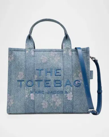 Marc Jacobs The Medium Antique Floral Denim Tote Bag | Thumbnail 4 Marc Jacobs The Medium Antique Floral Denim Tote Bag | Thumbnail 4