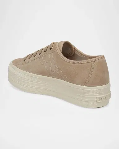 Veronica Beard Truett Platform Suede Sneakers | Thumbnail 3 Veronica Beard Truett Platform Suede Sneakers | Thumbnail 3