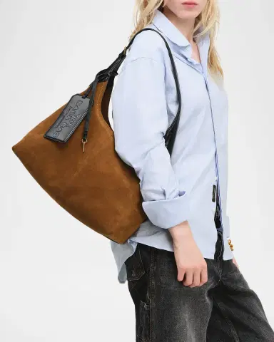 Marc Jacobs Suede Belted Sack Bag | Thumbnail 2 Marc Jacobs Suede Belted Sack Bag | Thumbnail 2