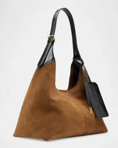 Marc Jacobs Suede Belted Sack Bag | Thumbnail 3 Marc Jacobs Suede Belted Sack Bag | Thumbnail 3