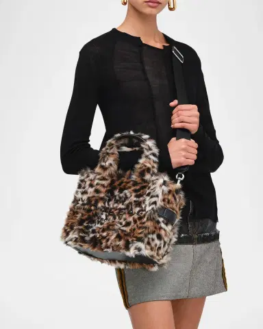 Marc Jacobs The Small Tote Leopard Faux Fur Bag | Thumbnail 2 Marc Jacobs The Small Tote Leopard Faux Fur Bag | Thumbnail 2