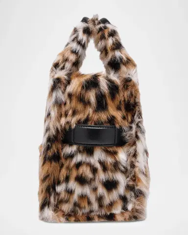 Marc Jacobs The Small Tote Leopard Faux Fur Bag | Thumbnail 5 Marc Jacobs The Small Tote Leopard Faux Fur Bag | Thumbnail 5
