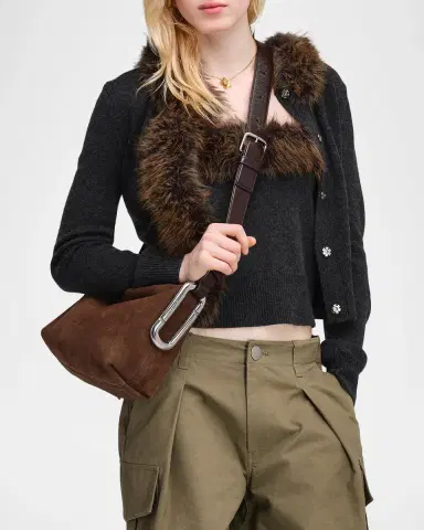 Marc Jacobs Scene Medium Suede Shoulder Bag | Thumbnail 5 Marc Jacobs Scene Medium Suede Shoulder Bag | Thumbnail 5
