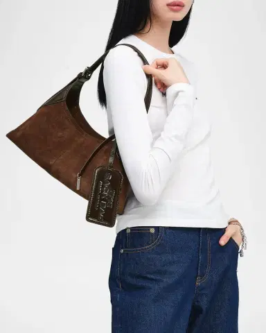 Marc Jacobs Small Belted Suede Sack Bag | Thumbnail 2 Marc Jacobs Small Belted Suede Sack Bag | Thumbnail 2