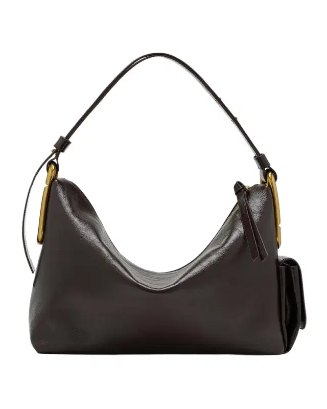 The Juliette Scene Leather Hobo Shoulder Bag The Juliette Scene Leather Hobo Shoulder Bag